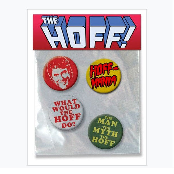 4 PACK BUTTON BADGE SET