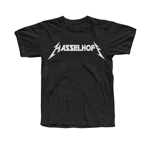 BLACK HASSELHOFF LOGO T-SHIRT