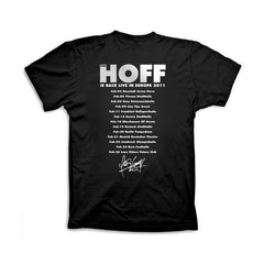 BLACK HOFF IS BACK TOUR WOMENS T-SHIRT