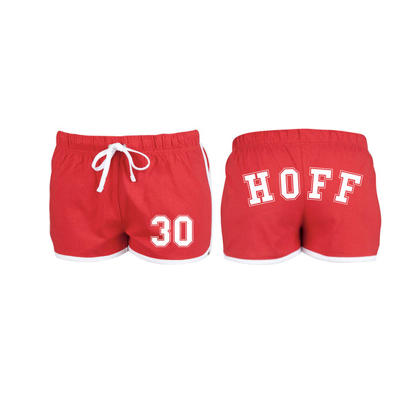 RED RETRO HOFF 30 SHORTS