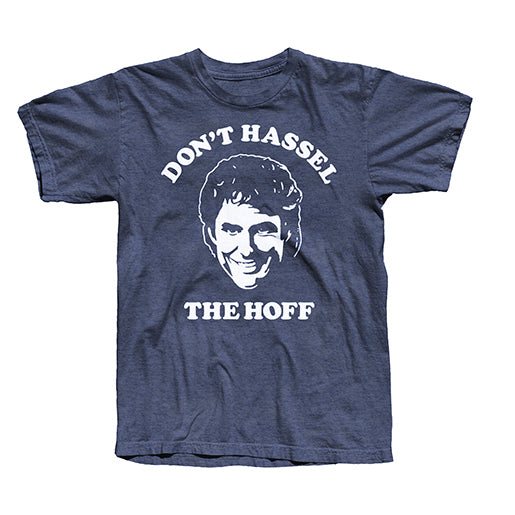 DON'T HASSEL THE HOFF NAVY T-SHIRT